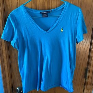 Blue Ralph Lauren sport t shirt